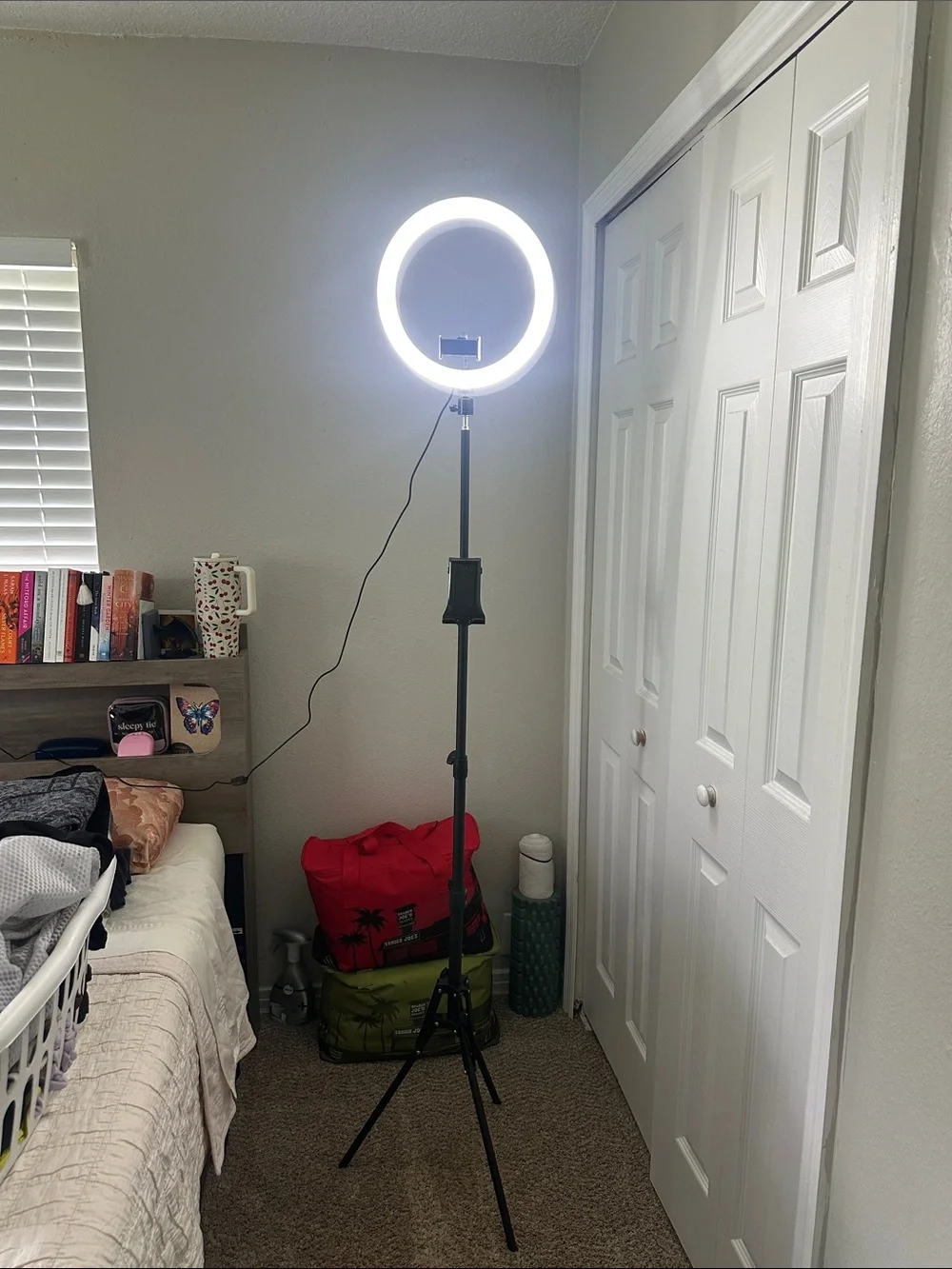 Elitehood 12” Ring Light with Tripod Stand (72” Tall) with Phone/Tablet Holder